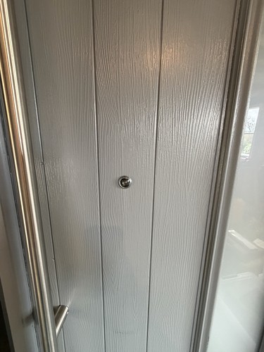 Composite front door - front, light