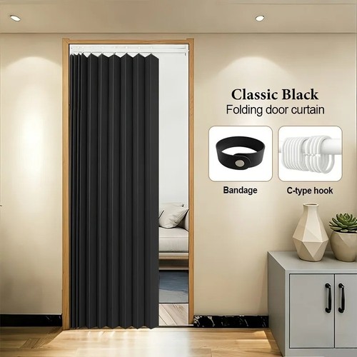 Pvc folding door oak effect - pvc,