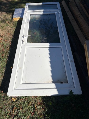 Upvc door with - with, fan