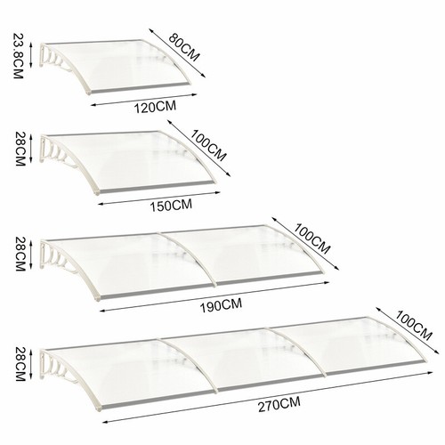 Front back door canopy - front,
