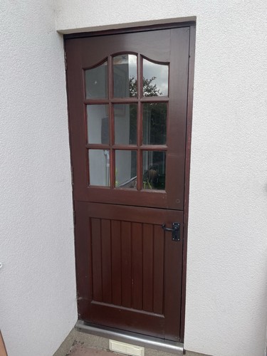 External stable door glazed - external, door.