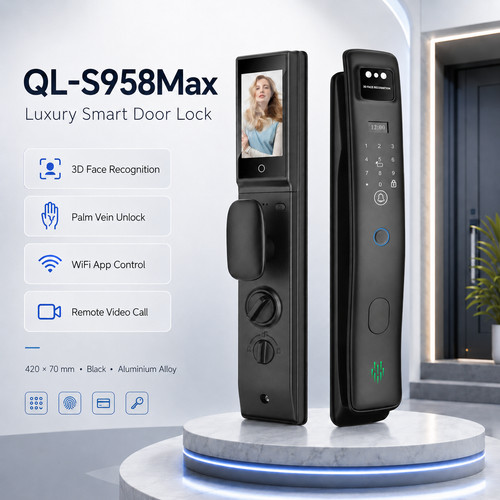 Smart door lock - smart, palm