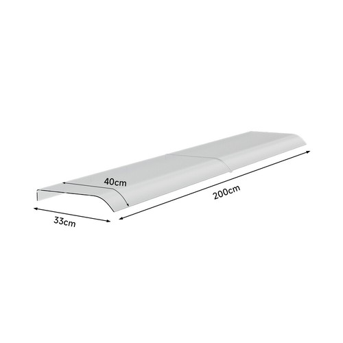 Door canopy awning back - canopy, front