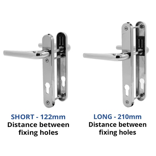 Upvc door handle - handle, sprung