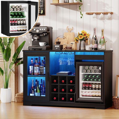 Wine bar cabinet with - wine,